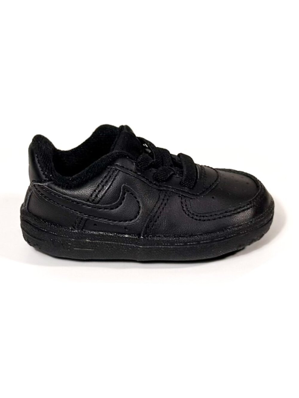 NWOT Nike Kids' Air Force 1 Crib (CB) 'Triple Black' Baby Booties Size 3C Shoes